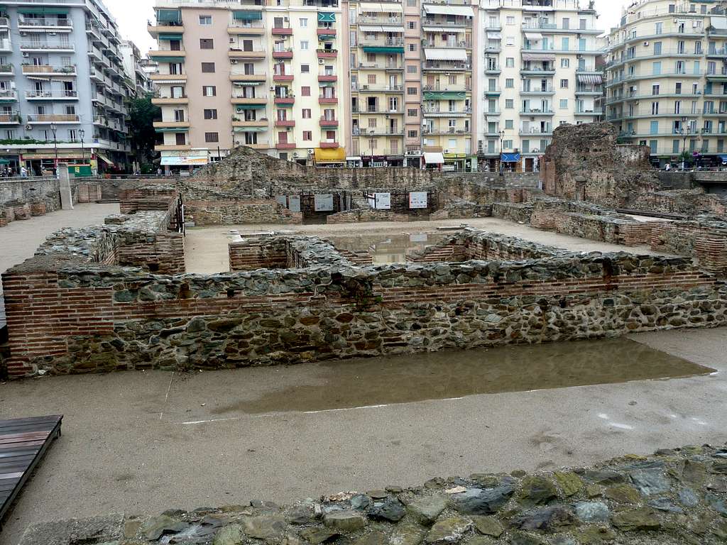 Roman ruins in Thessaloniki