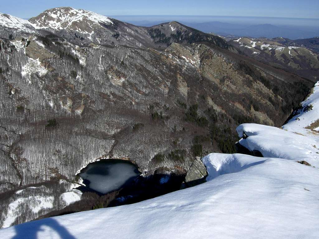 Pradaccio Lake from Roccabiasca summit