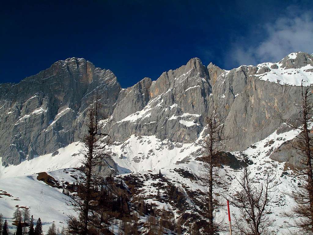 Hoher Dachstein and Südliches Dirndl from the south