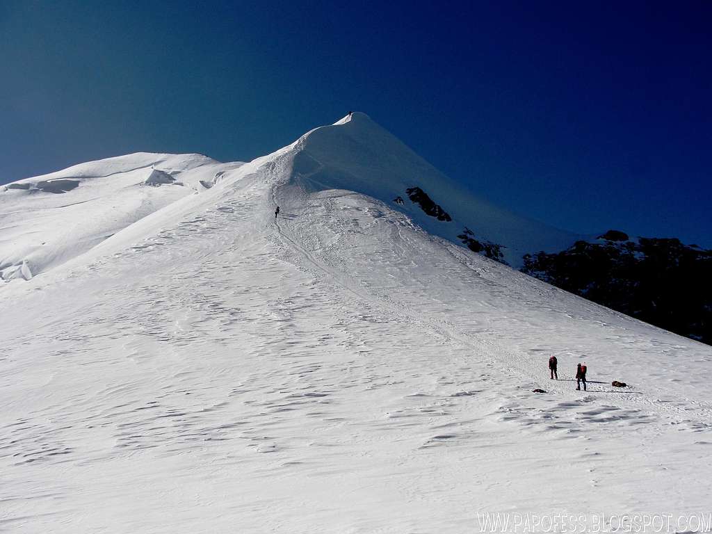Mont Blanc - Bosses Ridge