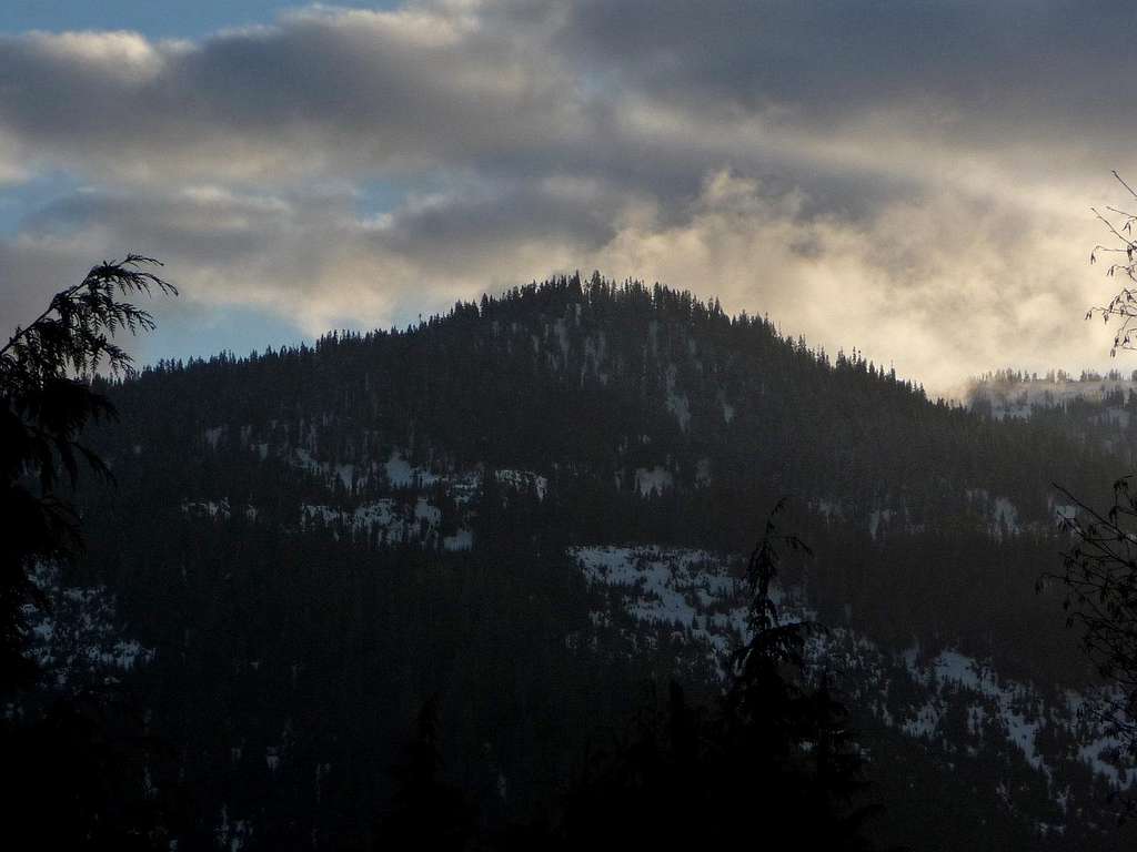Loomis Mountain with Clouds
