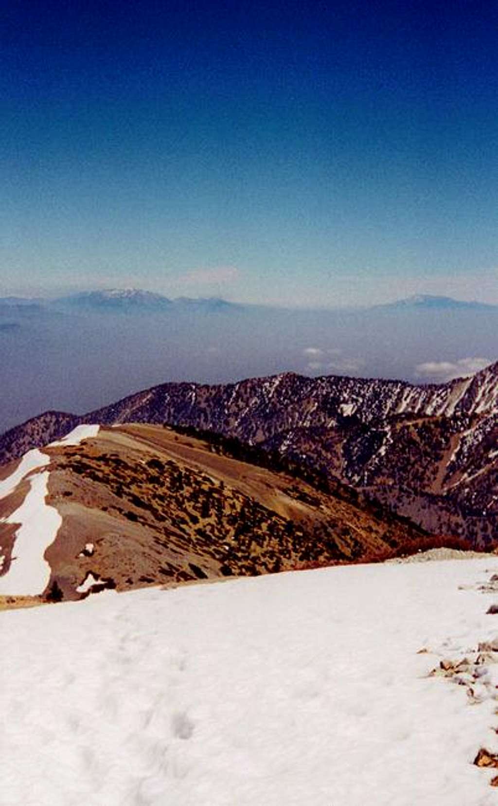 View from summit of Mt Baldy....