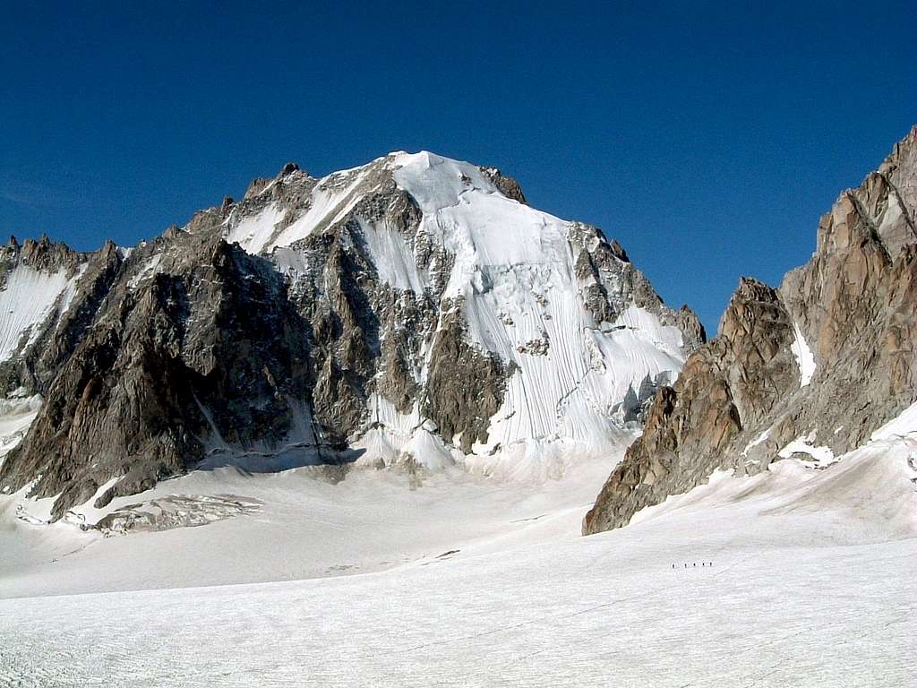 Saleina Glacier and Aiguille d'Argentiere