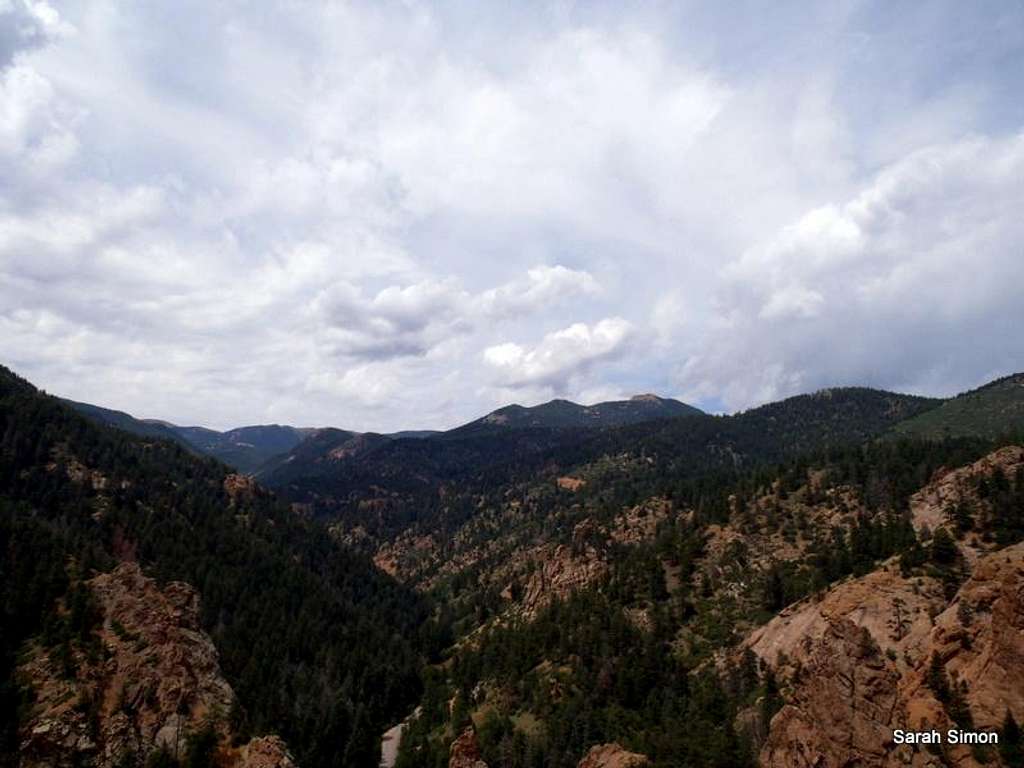 Up-canyon scenery