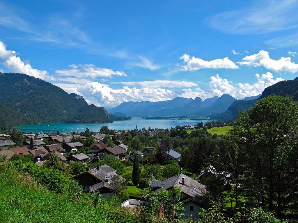 View to Lake Wolfgangsee