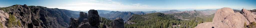 360° summit panorama El Campanario