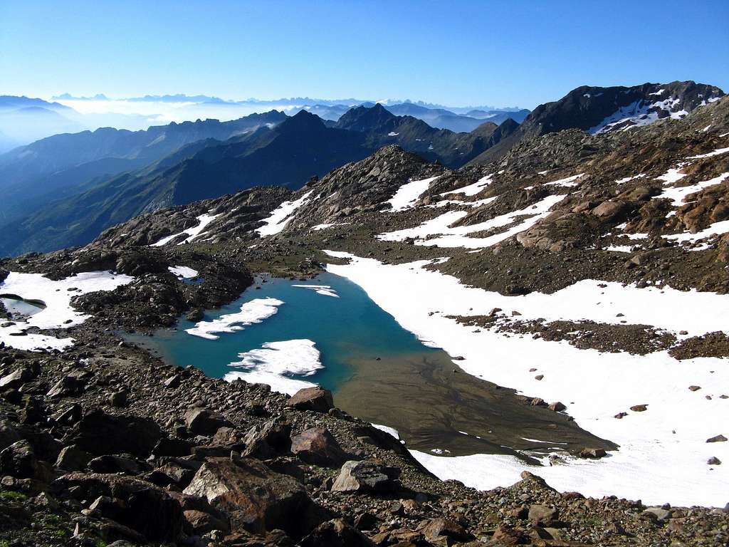 The little glacial lake near Stubenferner