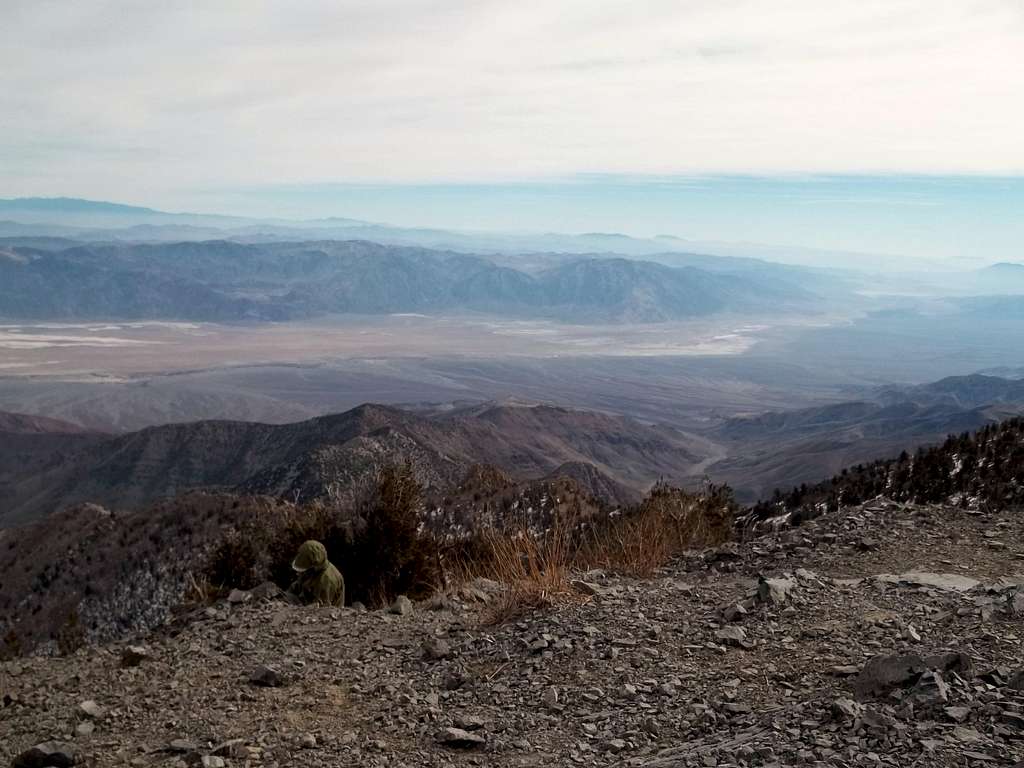 Looking at Death Valley from Telescope Peak
