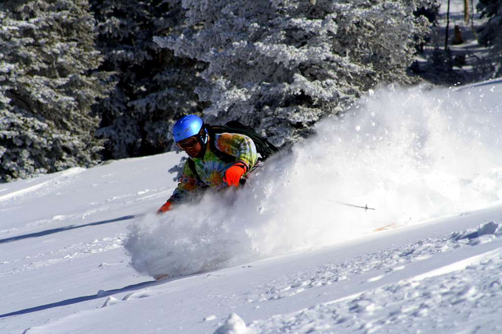 Troy skiing Beartrap