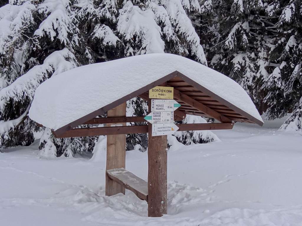 Snowy shelter