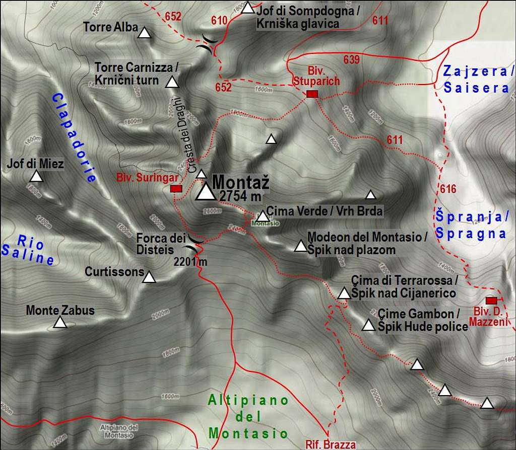 Montaz map