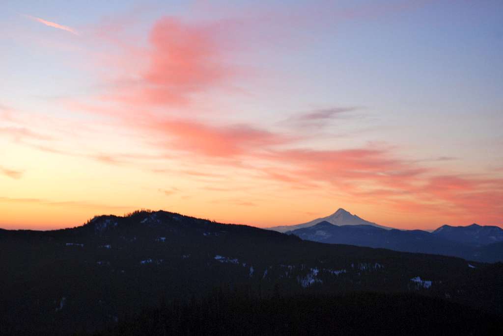 Mt. Hood in the distance 