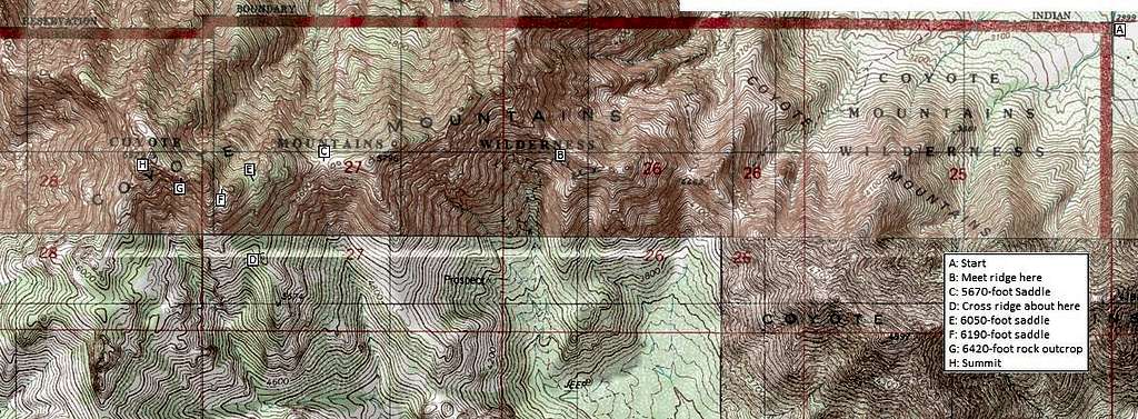 Coyote Locator Map