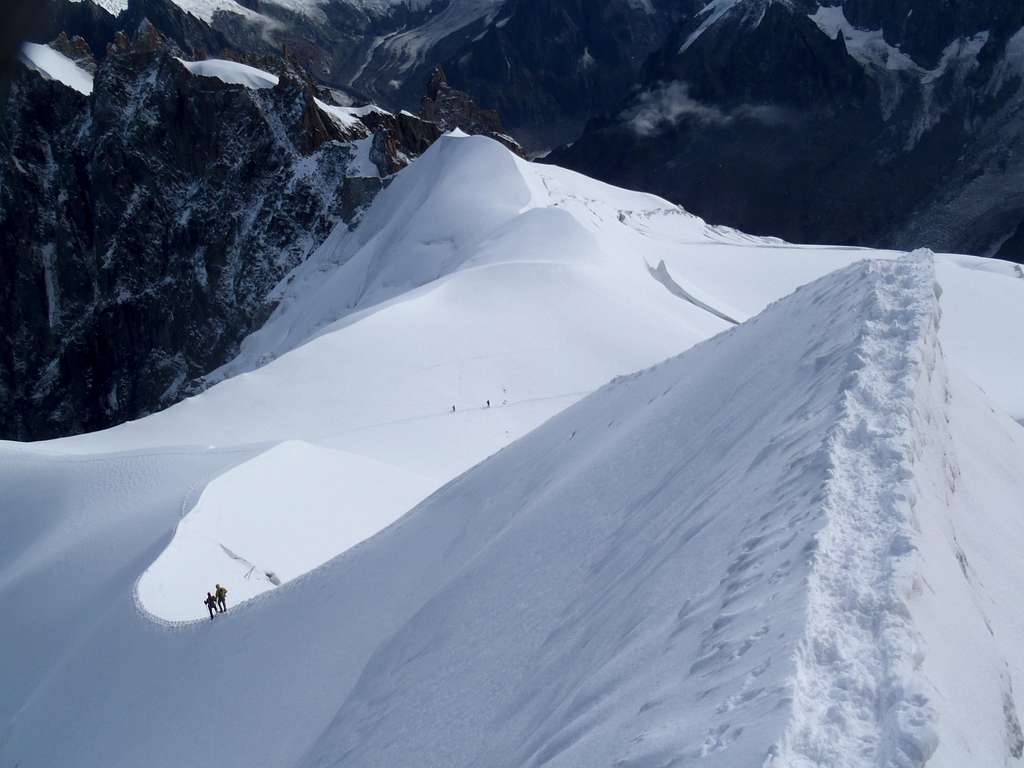 Aiguille du Midi Ridge - Mont Blanc