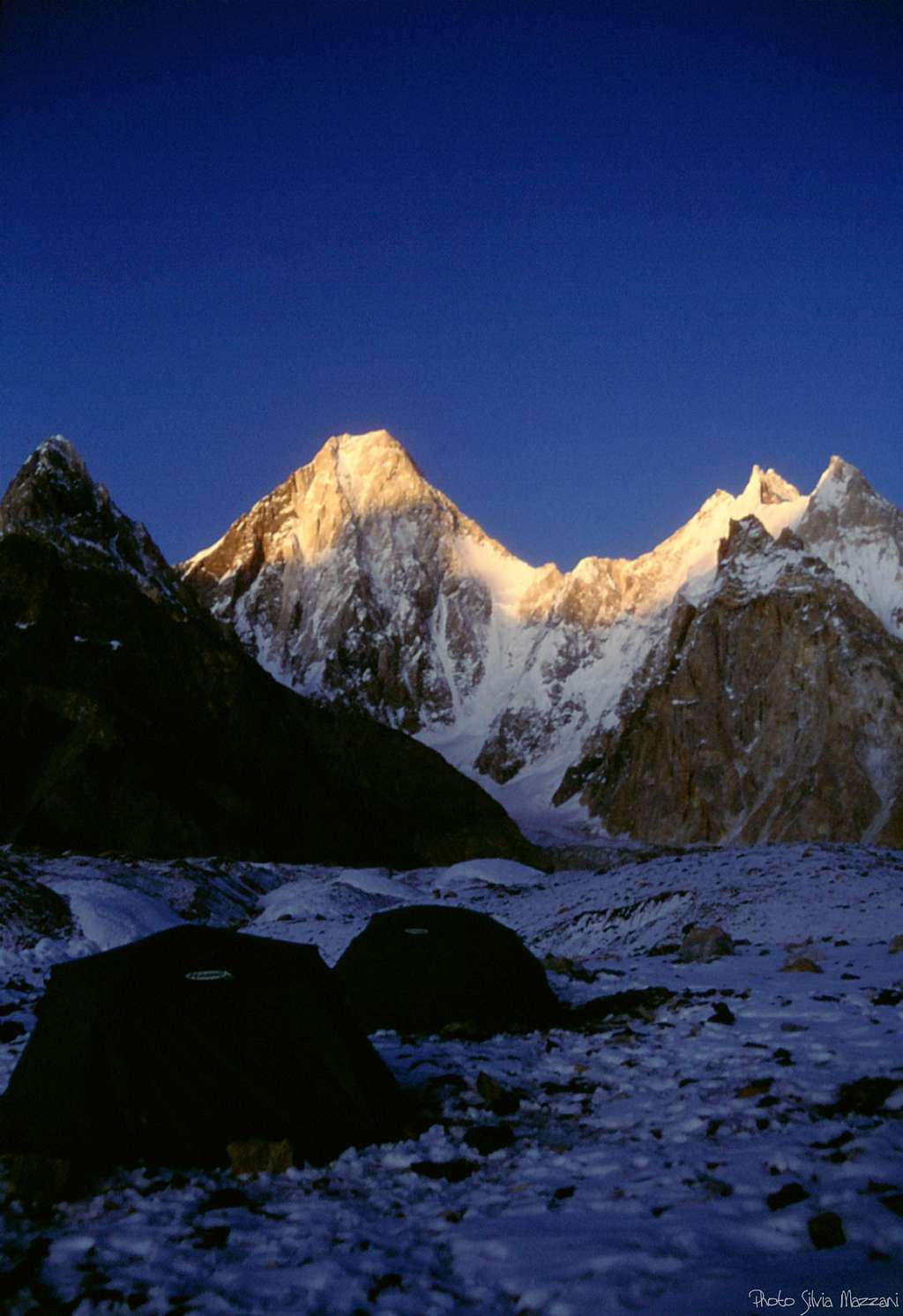 Sunset on Gasherbrum IV, one of the finest peak in the world