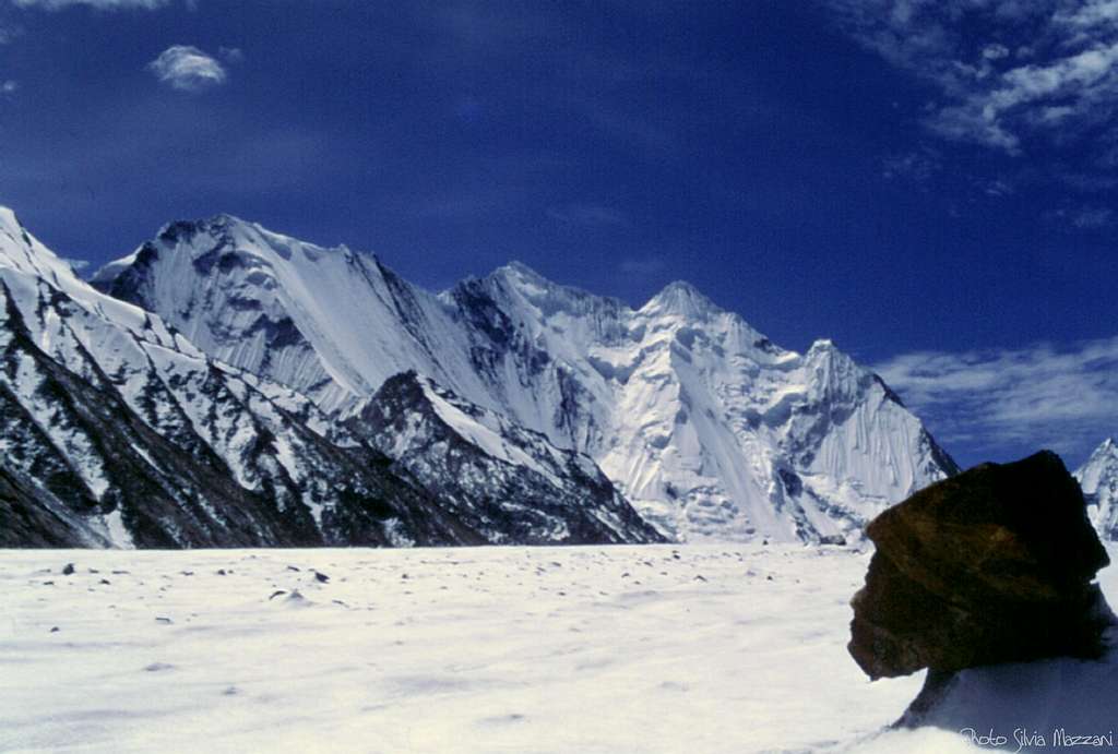 Chogolisa seen from Vigne Glacier