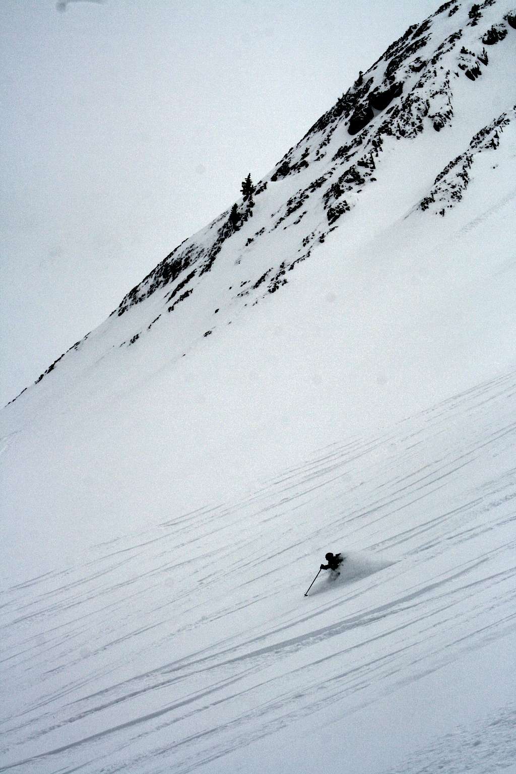 Dan skiing Cardiac Ridge