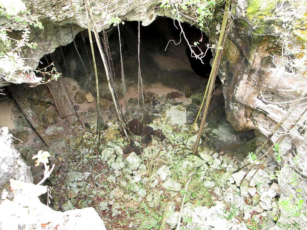 Second cave entrance