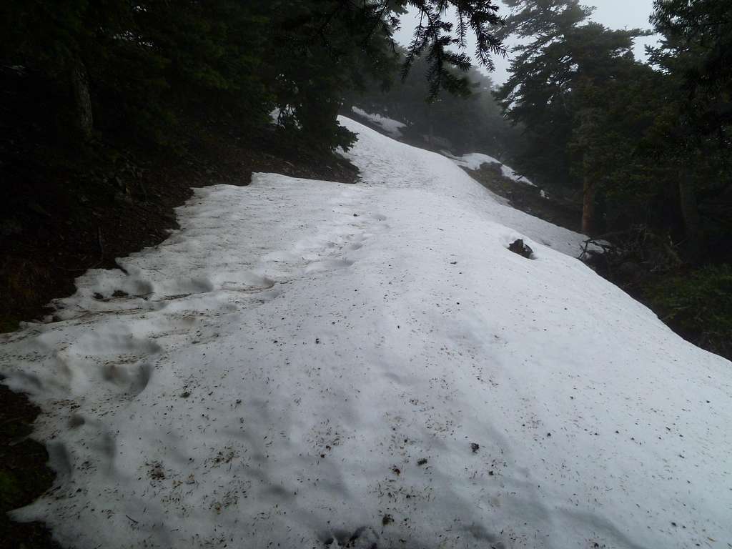 Lot of snow in the mountain(February 2011)