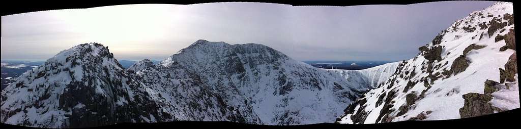 Panoramic shot from Chimney Peak