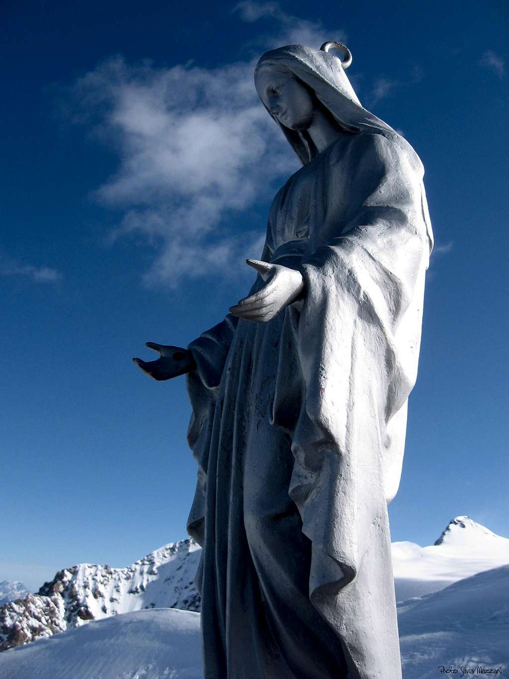 A Mary's statue on Corno Nero 