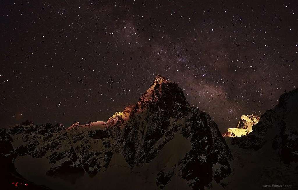 Night over Caucasus