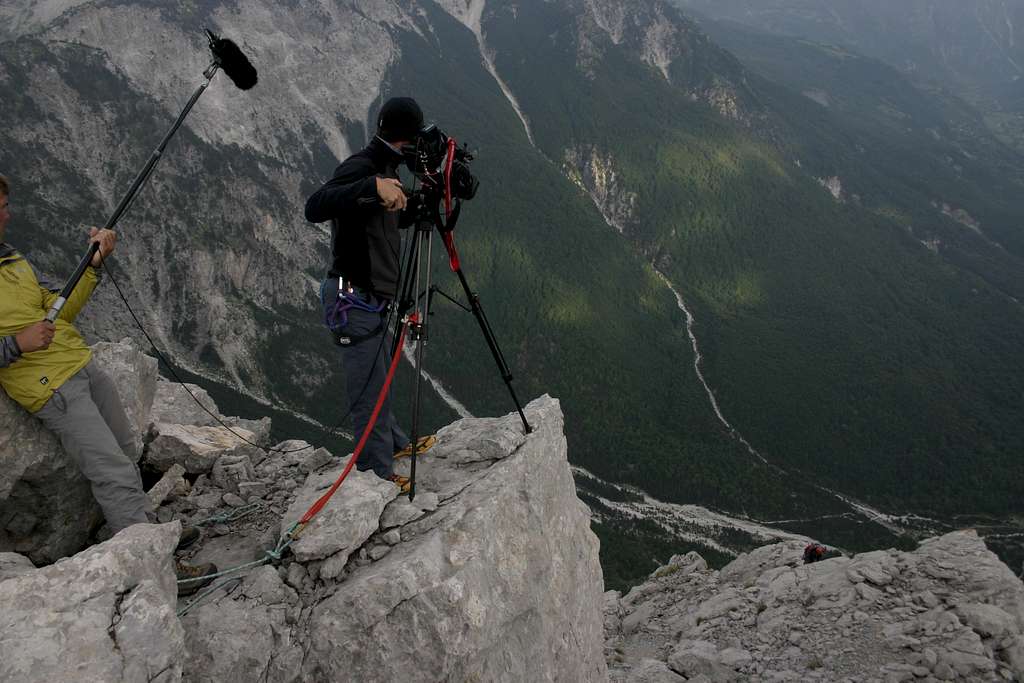 Filming of the First Ascent of 'Raki on Arapi.'