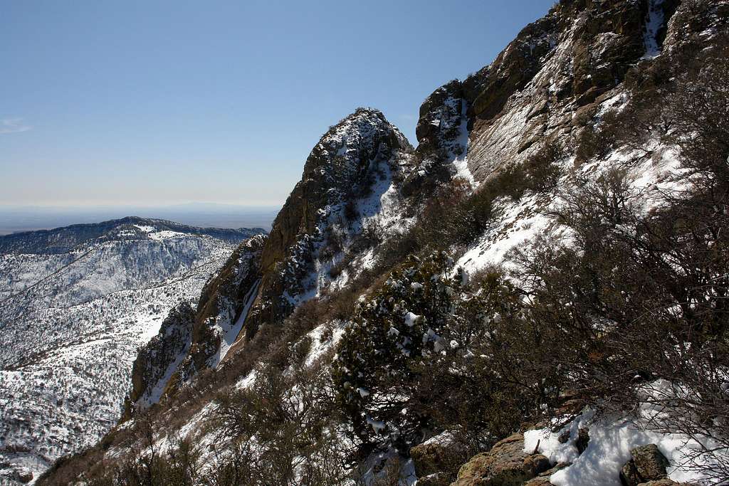 The rugged South Ridge of Cookes Peak