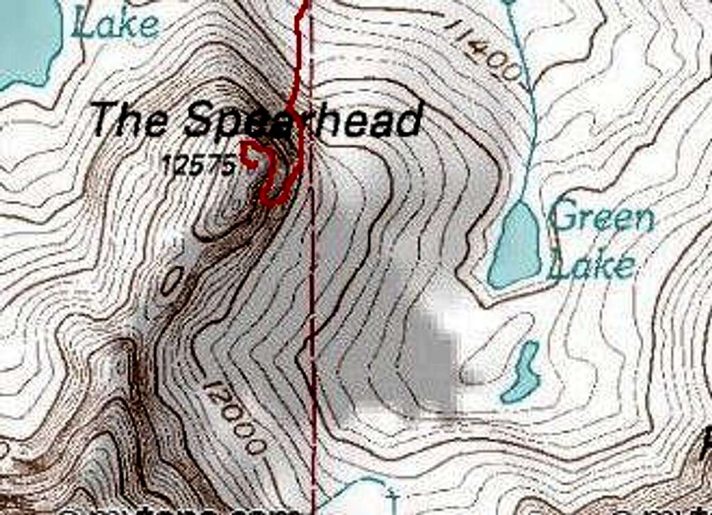 Spearhead NE Ramp Route