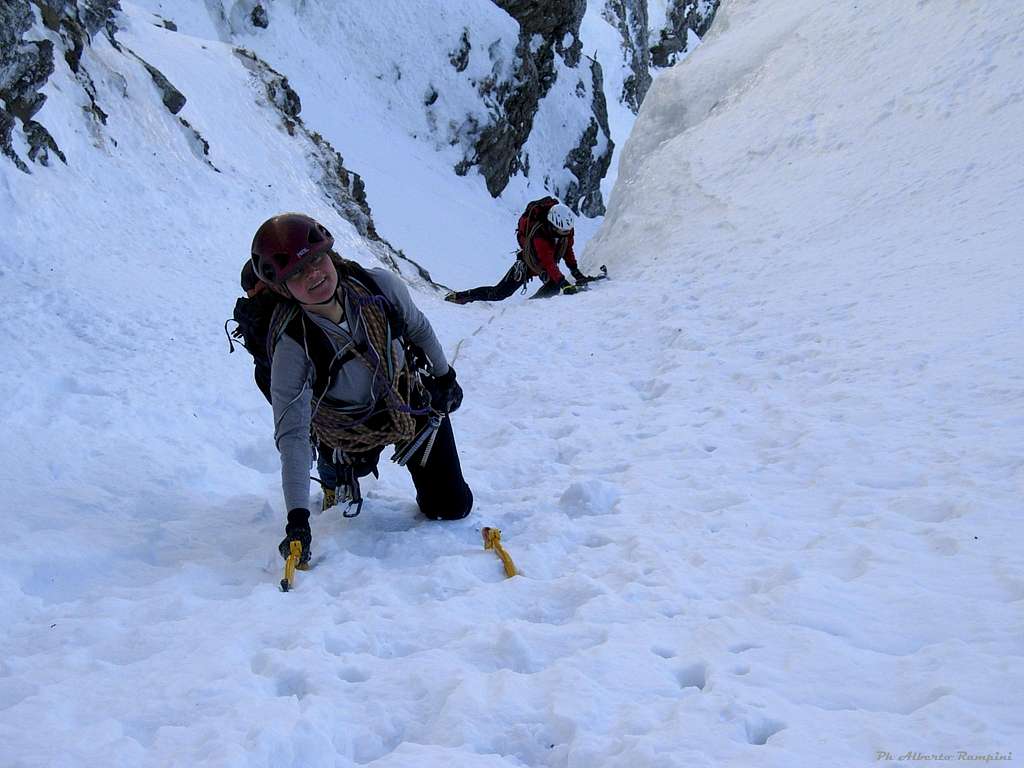 Monte Giovo, Left Gully