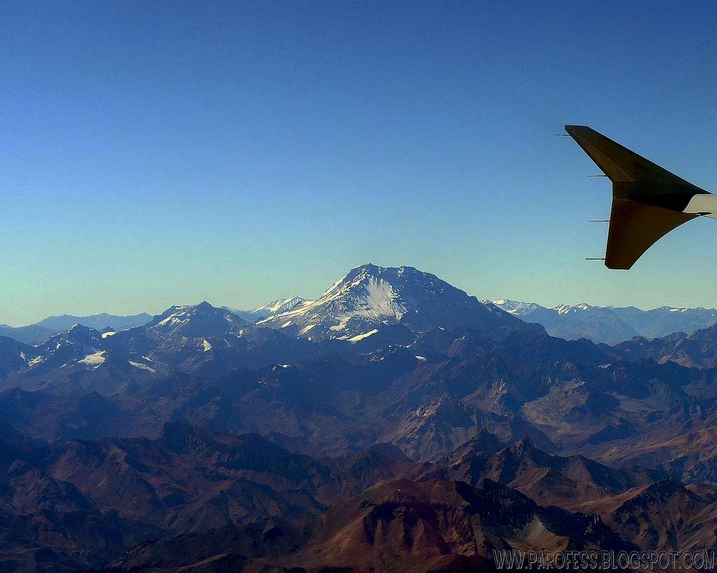Aconcagua from the air