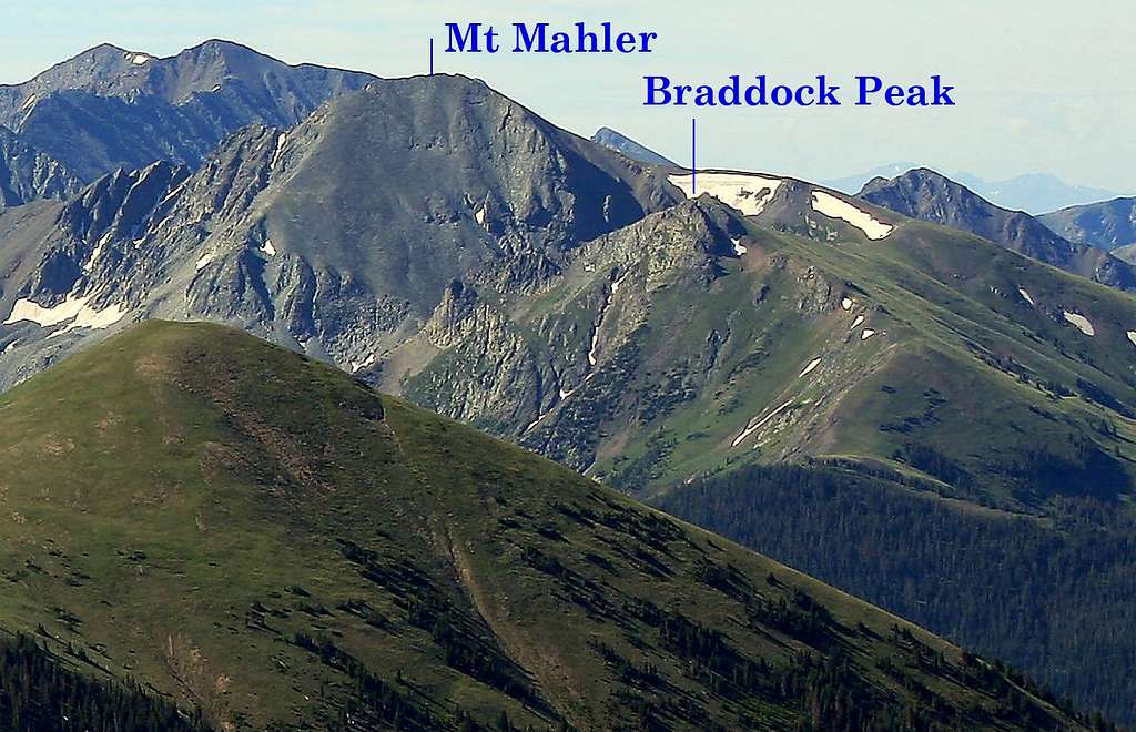 Braddock Peak Distant Perspective
