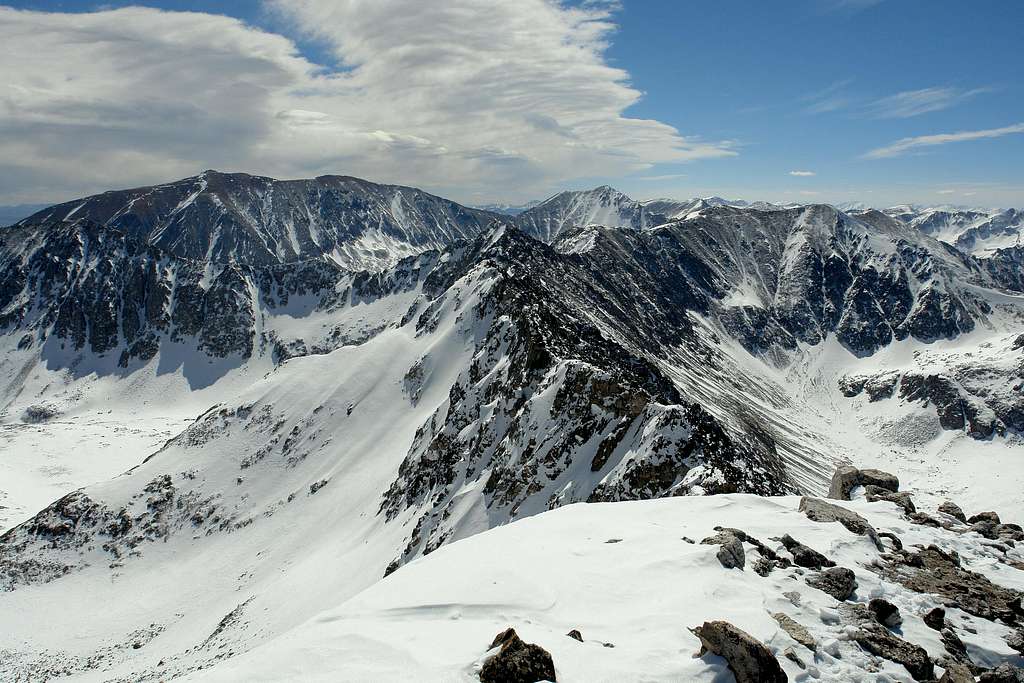 Drift Peak, summit view south