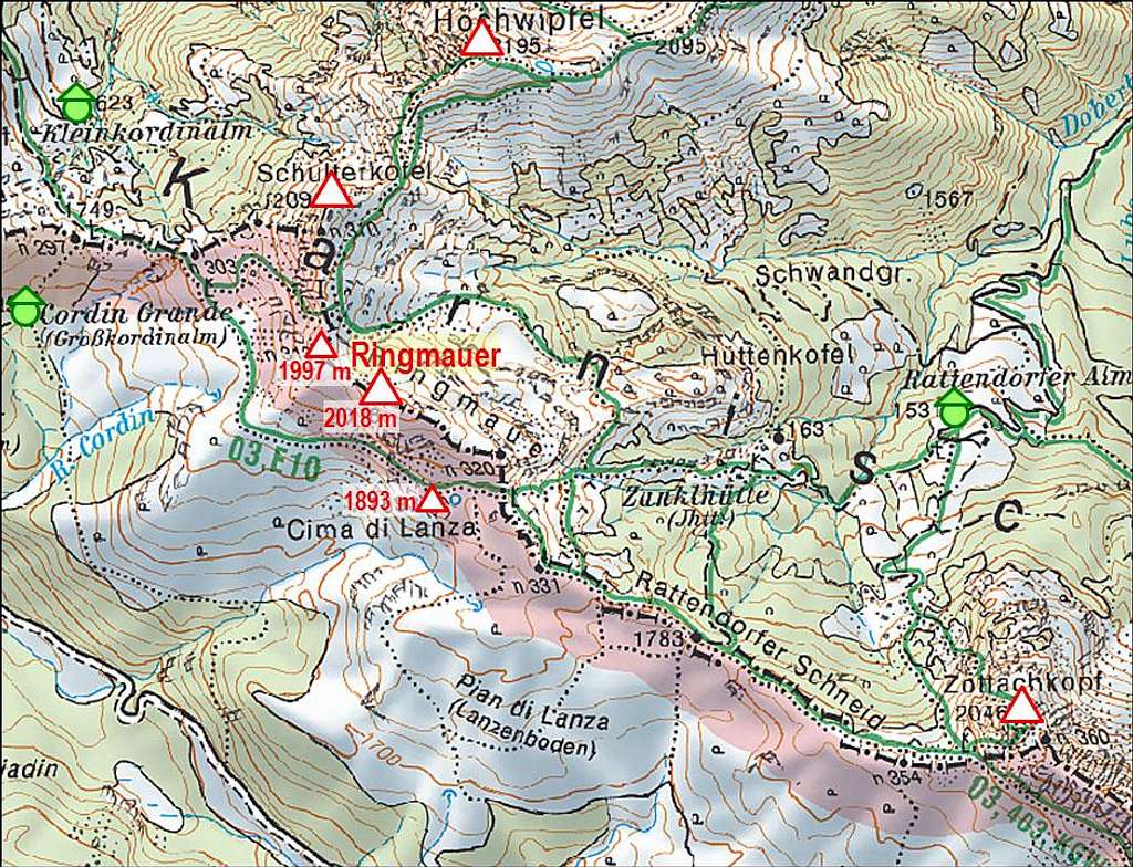 Ringmauer map