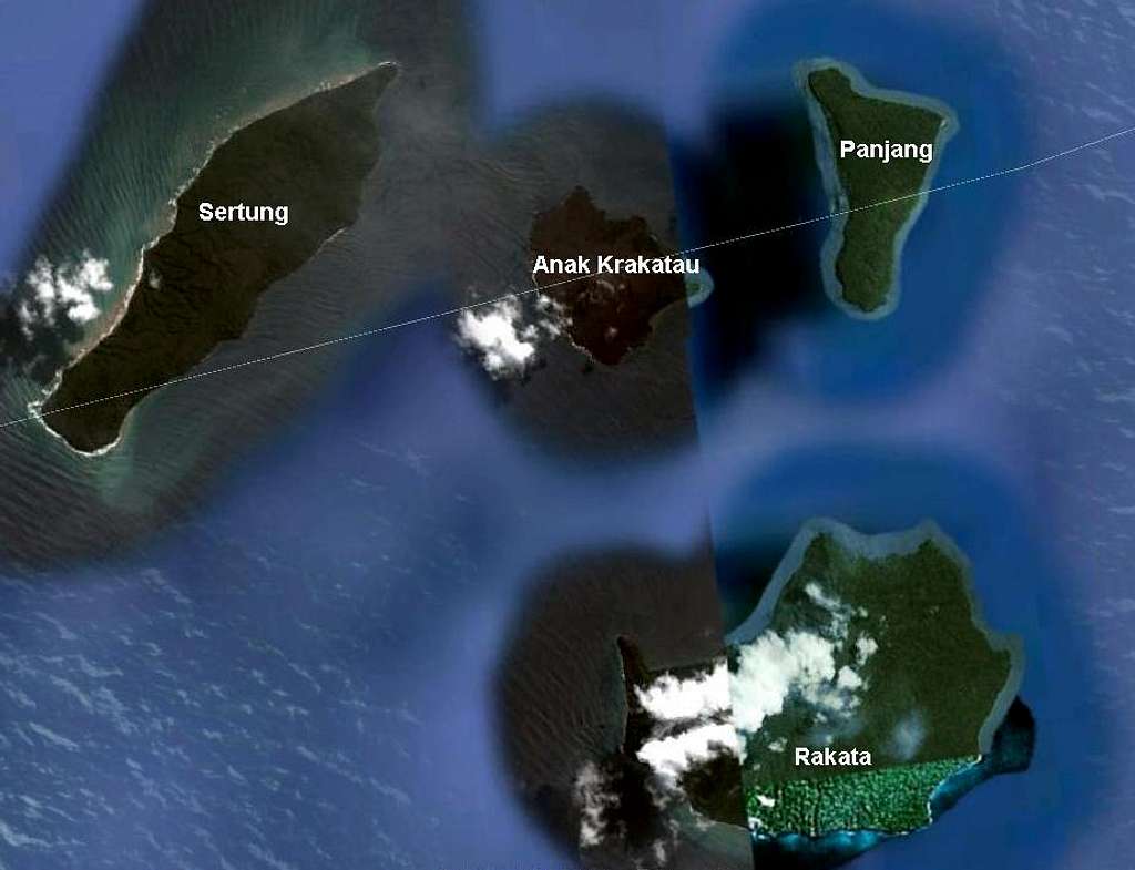 Krakatau Map