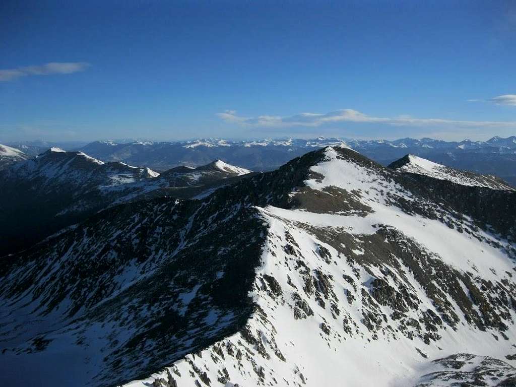 View towards Crystal Peak from Pacific’s Summit