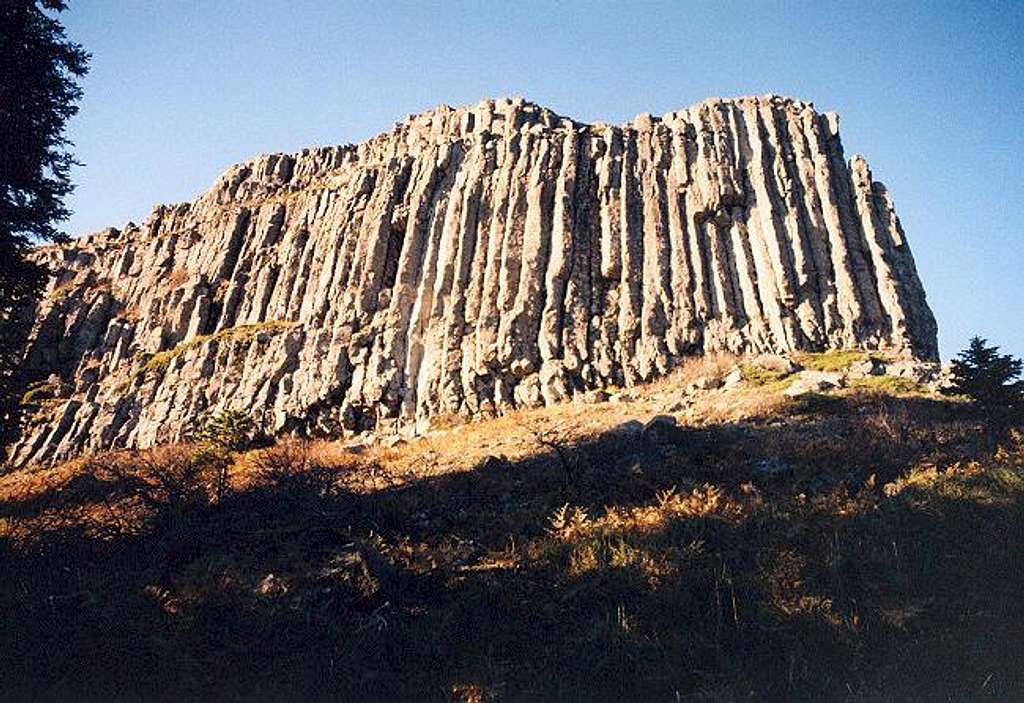The basalt columns that...
