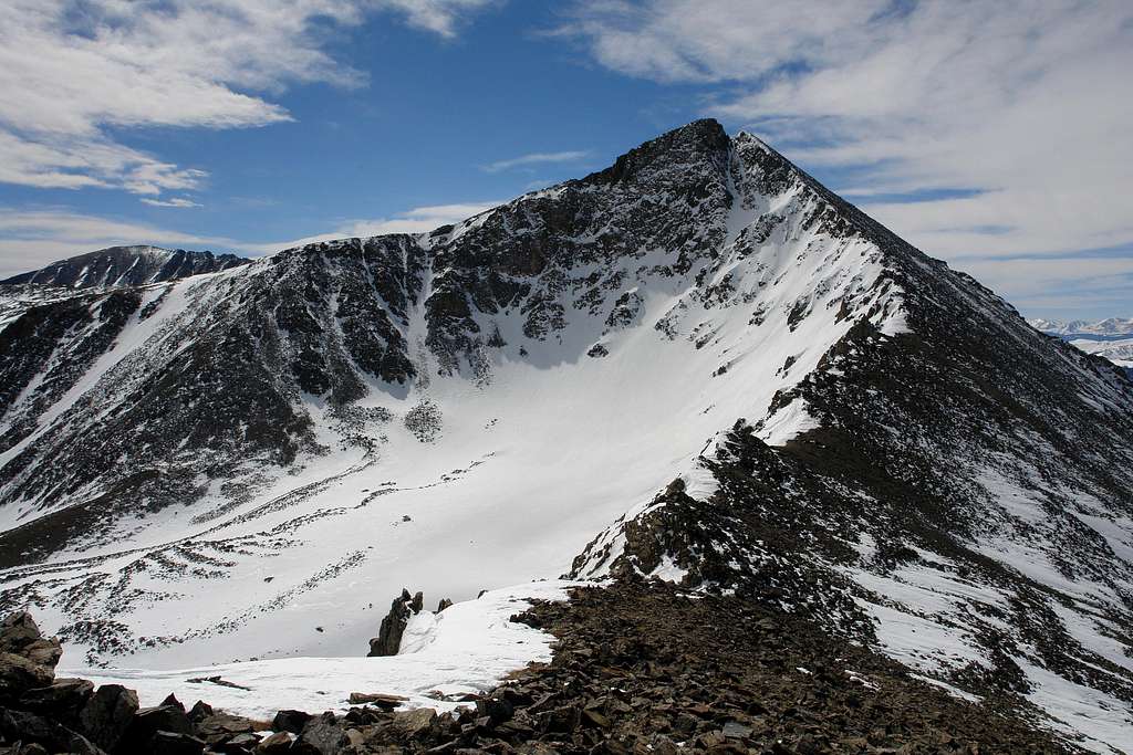 Pacific Peak from SW Ridge of Crystal Peak