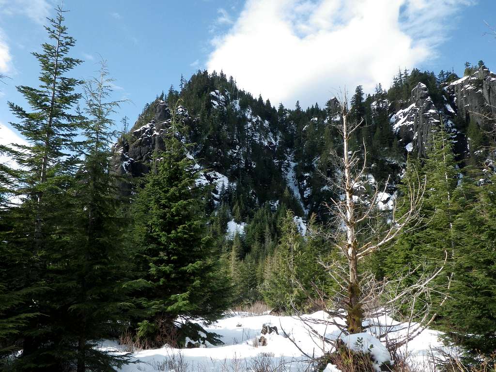 East side of Onion peak from end of logging road