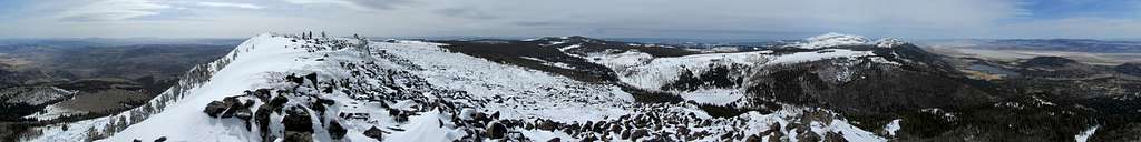 Hat Mountain summit panorama