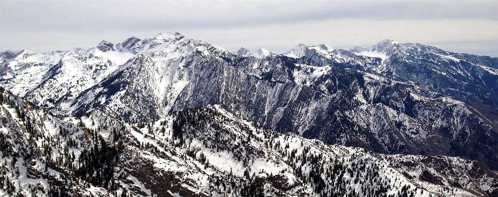Cottonwood & Alpine Ridgelines from the Summit
