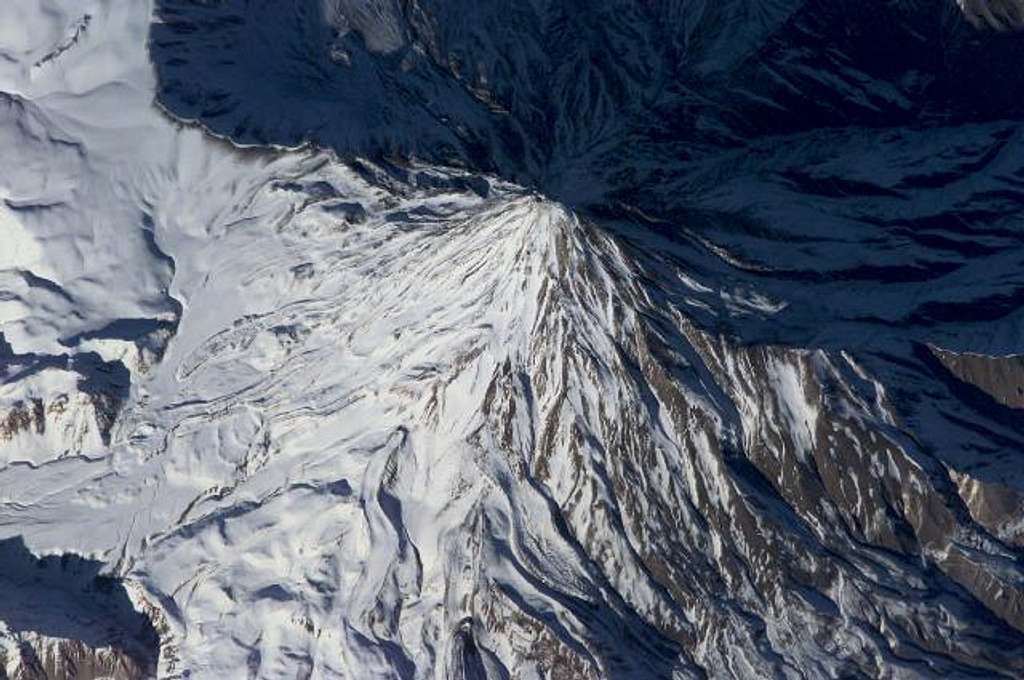 Damavand mount from space by...