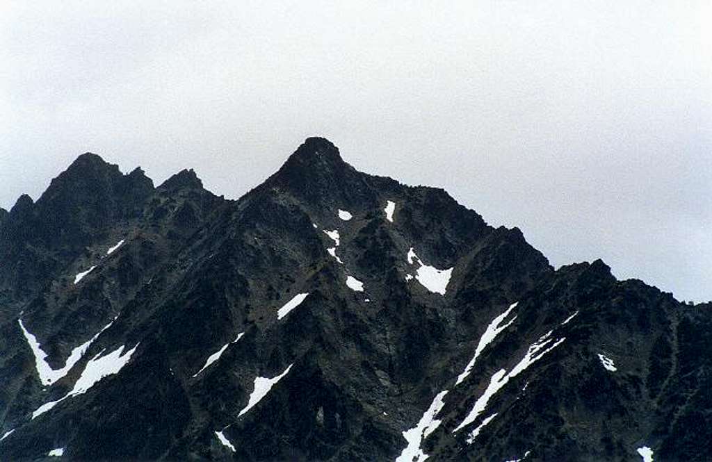 Close up of the South Summit...