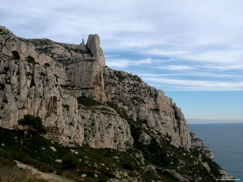 Candelle from Col de Sugiton, Calanques
