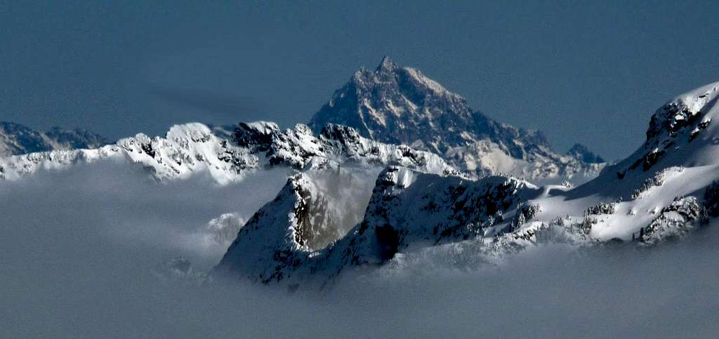 Mount Stuart Above the Clouds