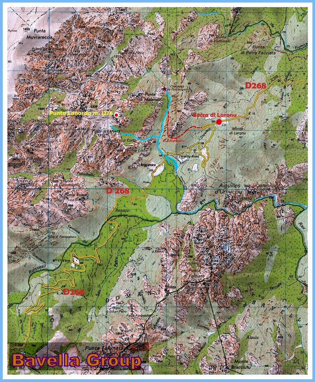 Punta Lunarda map