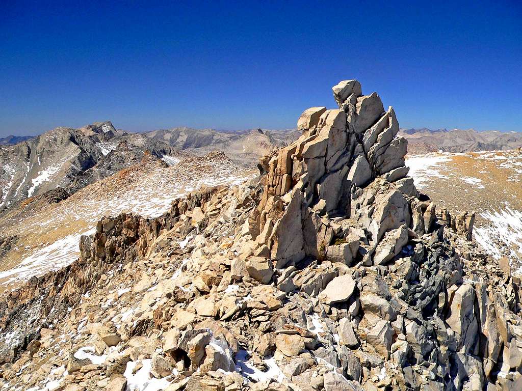 Mount Gould summit blocks