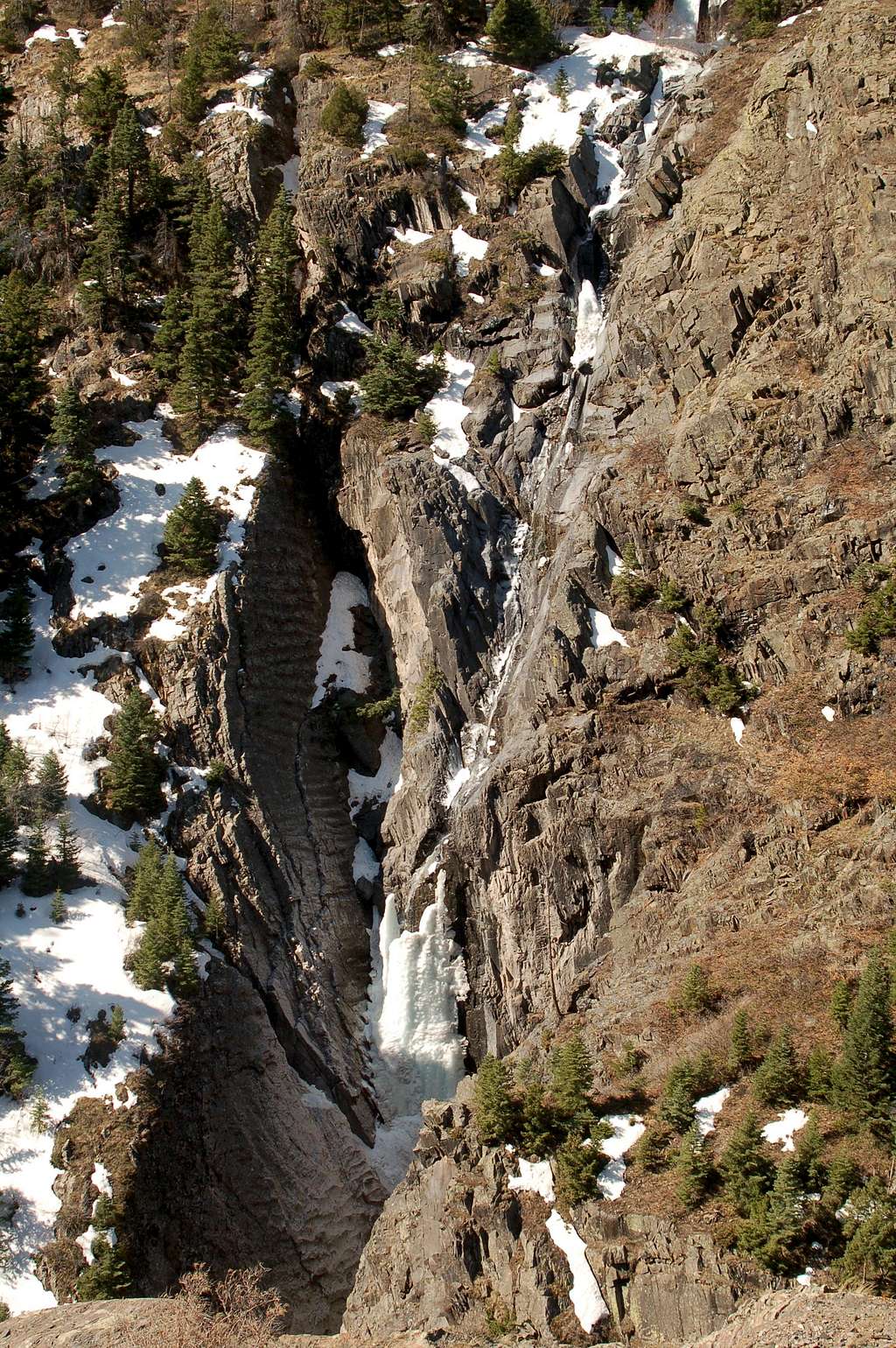 Falls in Uncompahgre Canyon