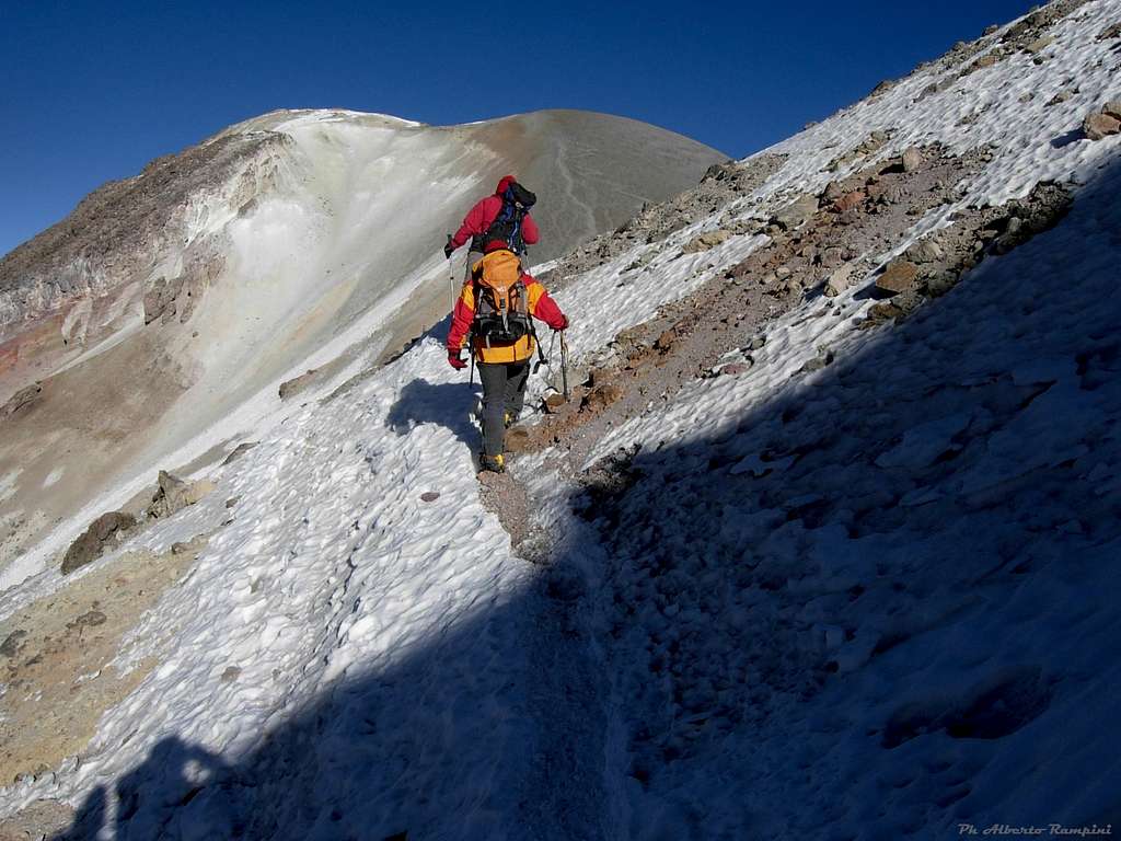 The Fatima traverse, Nevado Chachani
