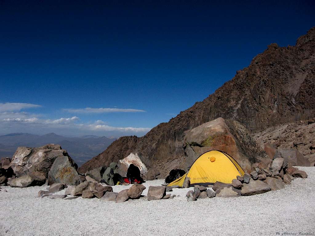 Nevado Chachani - La Azufrera Camp (Camp I)
